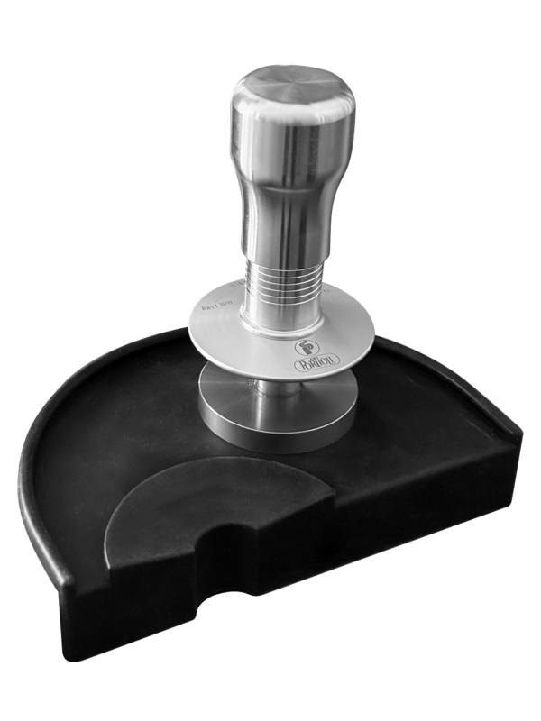 Portioli dynamometric tamper and silicone tamper mat