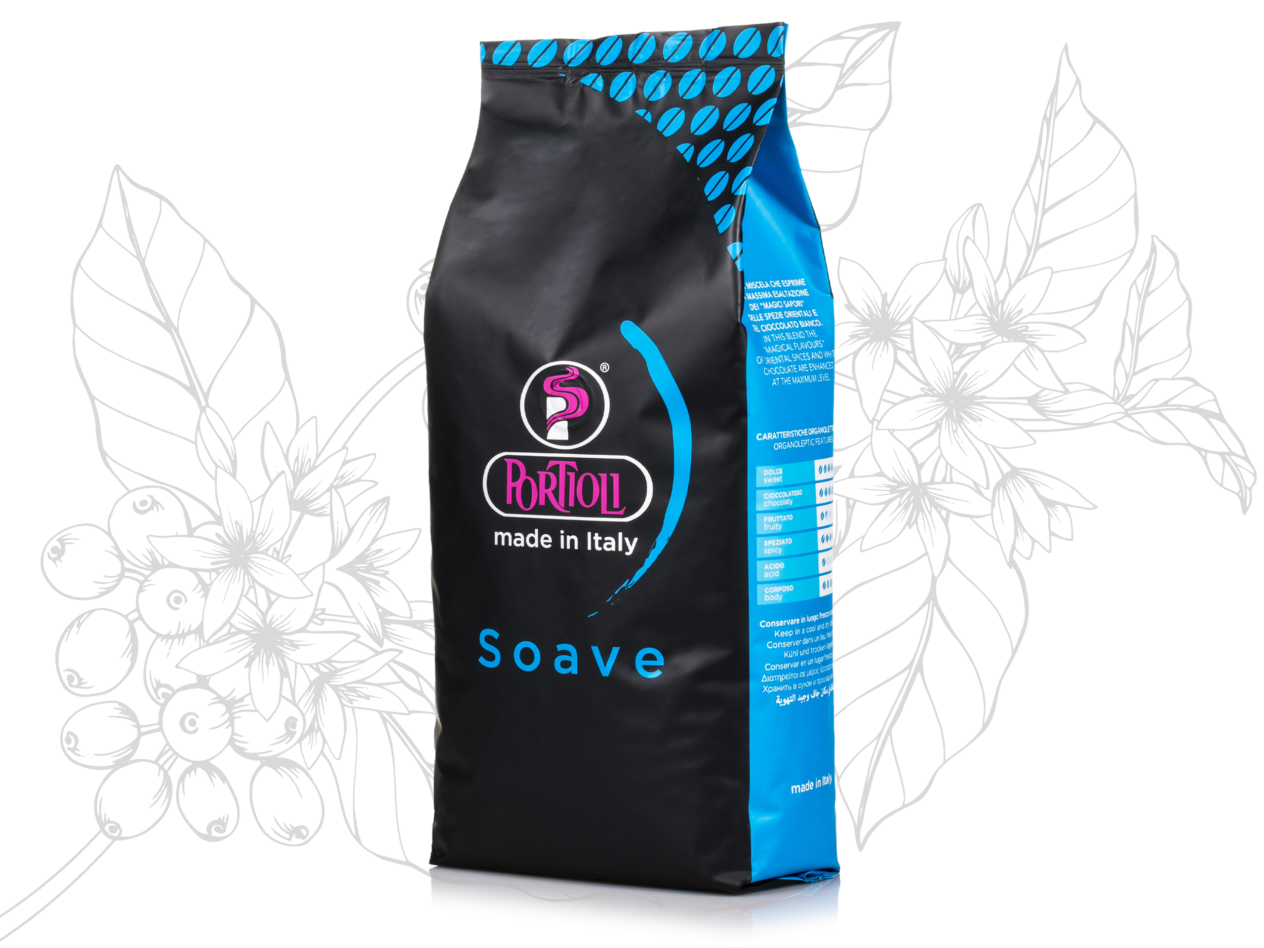 Soave coffee blend for bars