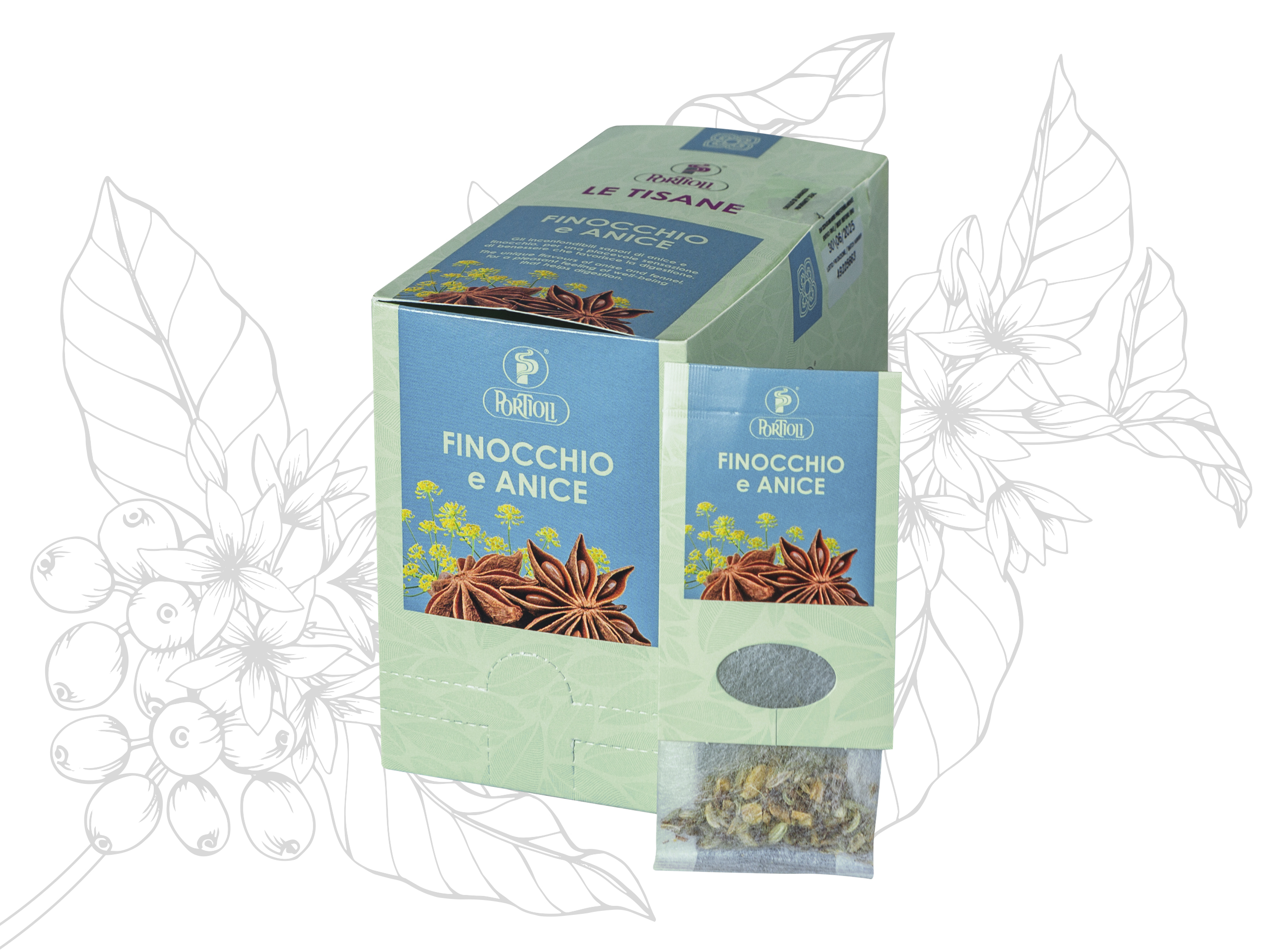 Portioli Finocchio e Anice Herbal Tea